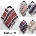 Poncho bordure en fausse fourrure Sb3802