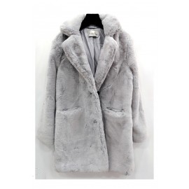 Manteau en fausse fourrure femme