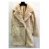 Manteau en fausse fourrure femme