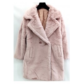 Manteau en fausse fourrure femme