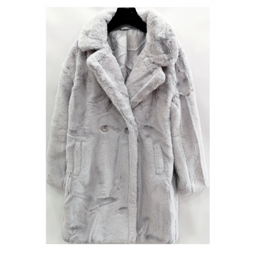 Manteau en fausse fourrure femme