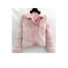 Manteau en fausse fourrure femme