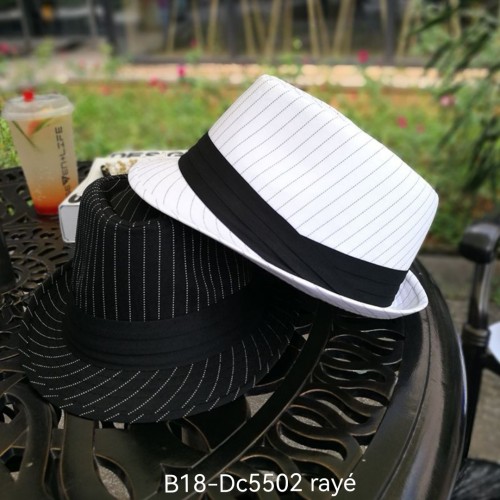 Borsalino H/F mixte rayé