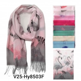 echarpe imprimé animal chat Hy8502 chat