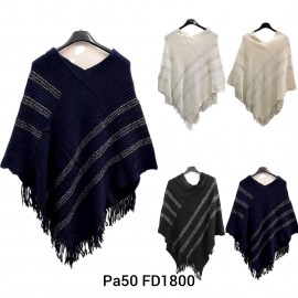 Poncho lurex