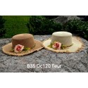 Chapeau ruban multicolors DC120 fleur