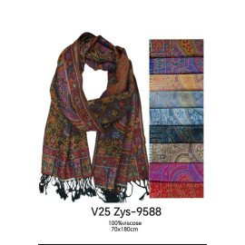 pashmina 100%viscose V25 Zys9588