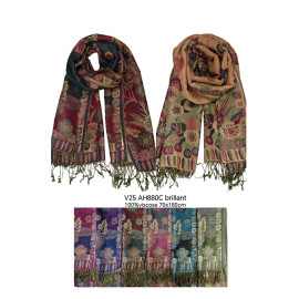 pashmina 100%viscose V25 AH880C brillant
