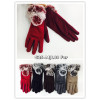 Gant  doux  pompom fourrure