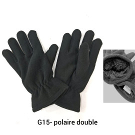 Gant  polaire Homme noir