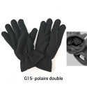 Gant  polaire Homme noir