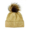Bonnet Strass pompon