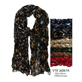 echarpe petit prix  froissé V10 Js361A