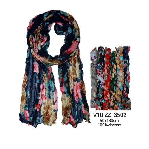 echarpe petit prix  froissé V10 ZZ3502