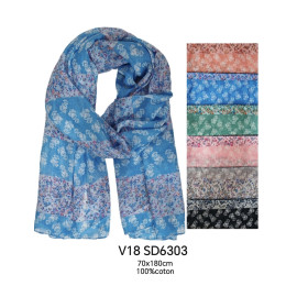echarpe été coton V18 Sd6303