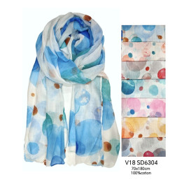 echarpe été cotonV18 Sd6304