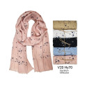 echarpe petit fleur brillant V20 Hy70