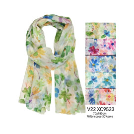 echarpe soie viscose  V22 XC9523