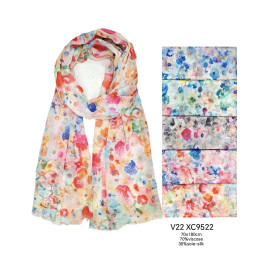 echarpe soie viscose  V22 XC9522